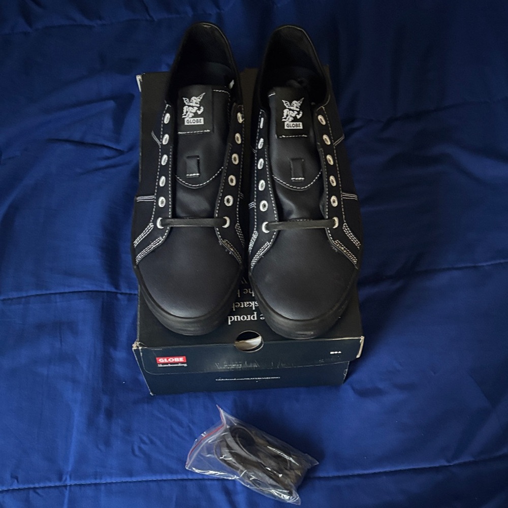 Globe Surplus, Waxed Canvas, Navy, 10.0 & 9.5